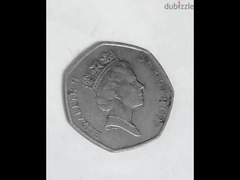 Elizabeth's ii coin from1997