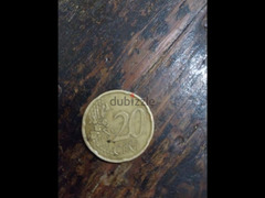20 سنت ايطالي من 2002 - 1