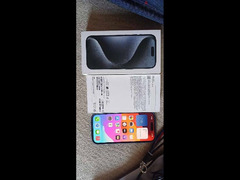 Iphone 15 pro 256g bettary 100% 26 days use like new with box - 2