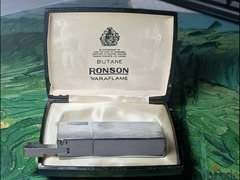 Ronson Varaflame Butane lighter. . . . . Silver Plated. . . . . Made In England - 2