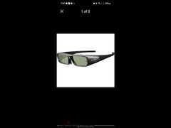 عدد ٢ نظارة سوني ثلاثية الابعاد