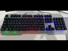 Gaming keyboard with RGB back lights