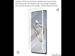 UV 9H screen protector for OnePlus 12R (only one in Egypt)