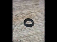 Tungsten Titanium black ring for men - 1