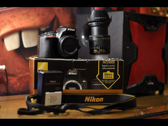 كاميرا Nikon 3500d بحاله الزيرو  وفلاش Godox tt680 زيرو - 1