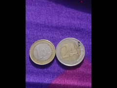 1 يورو 2يورو
