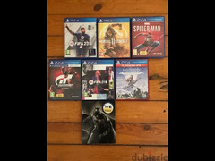 ps4 pro 1tb with 2 controller and 7 games - 4