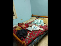 سرير خشب بالملة 120 سم للبيع - 4