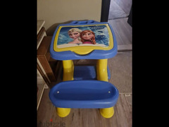 children's desk with its chair