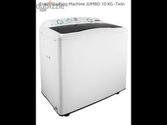 Fresh Washing Machine JUMBO 10 KG -Twin tub غسالةفريش فوق اتوماتيك ١٠ك