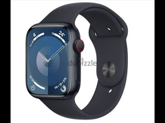 Apple watch series 9 (GPS + Cellular 45mm) - تدعم شريحه اتصال