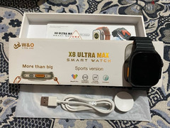 x8 ultra max black smart watch