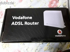 Vodafone ADSLروتر فودافون مستعمل بحاله جيده جدا بعلبته  بكافه مشتملاته
