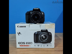 Canon 650D with 18-55stm kit lens with box