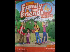 Family and friends 4 "CB" & "WB" high level book for 4th primary