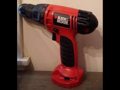 دريل بلاك اند ديكر اصلى بدون بطاريه وايرلس black & decker cd9602 - 3