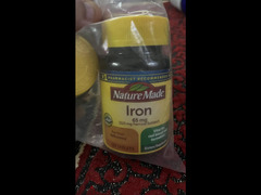 Nature Made Iron 65 mg مكمل لنقص الحديد امريكي - 1