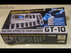 boss gt 10 multi-effects for electric guitar - 2