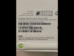 iphone 15 pro New 128G titanium black - 3