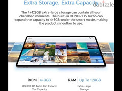 honor tablet x9 128GB ,4GB +3 ram