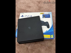 playstation 4 slim 500 giga with tow controllers - 1