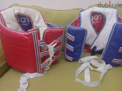 Taekwondo safety vest and equipments. بدل تايكوندو - 2