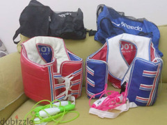 Taekwondo safety vest and equipments. بدل تايكوندو - 3