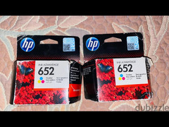 2x new Original HP 652 Ink Cartridge TRICOLOR ثلاثي الالوان