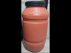 برميل تخزين مياه و سوائل Barrel for liquid storage - 1