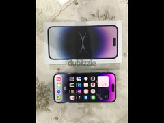 iPhone 14 pro max 97‎%‎ deep purple 128 GBضمان ساري