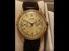 Rare vintage 18k solid gold Chronowatch