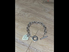 heart tag toggle bracelet - 2