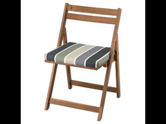 كرسي مستورد خشب طبيعي قابل للطي - 1