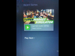 حساب steam عليه لعبه super market simulator