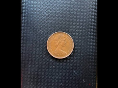 rare 1971 Elizabeth II 2pence coin - 2
