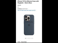 iPhone 15 Pro  Silicone Case  - Oriignal - From KSA