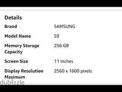 Galaxy Tab S9 256GB, ram 12 GB  Model name : SM-X710 - 3