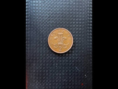 rare 1971 Elizabeth II 2pence coin - 3