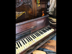 بيانو الماني قديم شغال اصابع عاج ثلاثة بدال - 5
