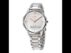 DKNY Cityspire Quartz Silver Dial Stainless Steel Ladies Watch