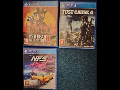 red dead redemption 2, need for speed heat, just cause 4