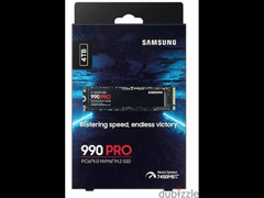 Samsung 990 Pro 4tb M. 2 Ssd new unopened - 2