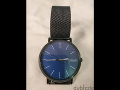 ساعة رجالي  Skagen دانمارك . . signature . . اصليه . . موديل  مينا ذرقاء: - 2