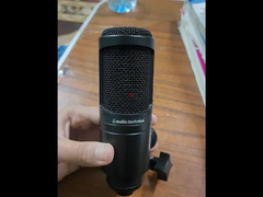 Audio-Technica Cardioid Condenser Microphone, Black - AT2020 - 3