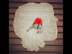 فستان زفاف ملكي ابيض شامبين - 1