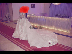 فستان زفاف ملكي ابيض شامبين - 2