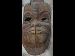 antique African mask ماسك خشب قديم جدا - 5