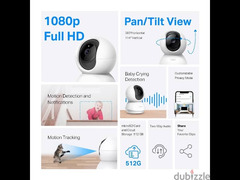 Tapo c200 360-degree smart wi-fi pan and tilt camera, 1080 p - white - 5