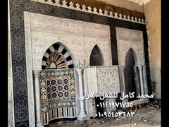 قبلة مسجد رخام  محراب مسجد  رخام - 5