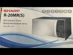 مايكرويف ٢٠ لتر sharp بكرتونته استعمال بسيط